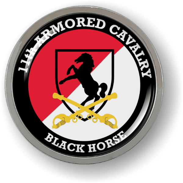 11th Armored Cavalry Black Horse Emblem